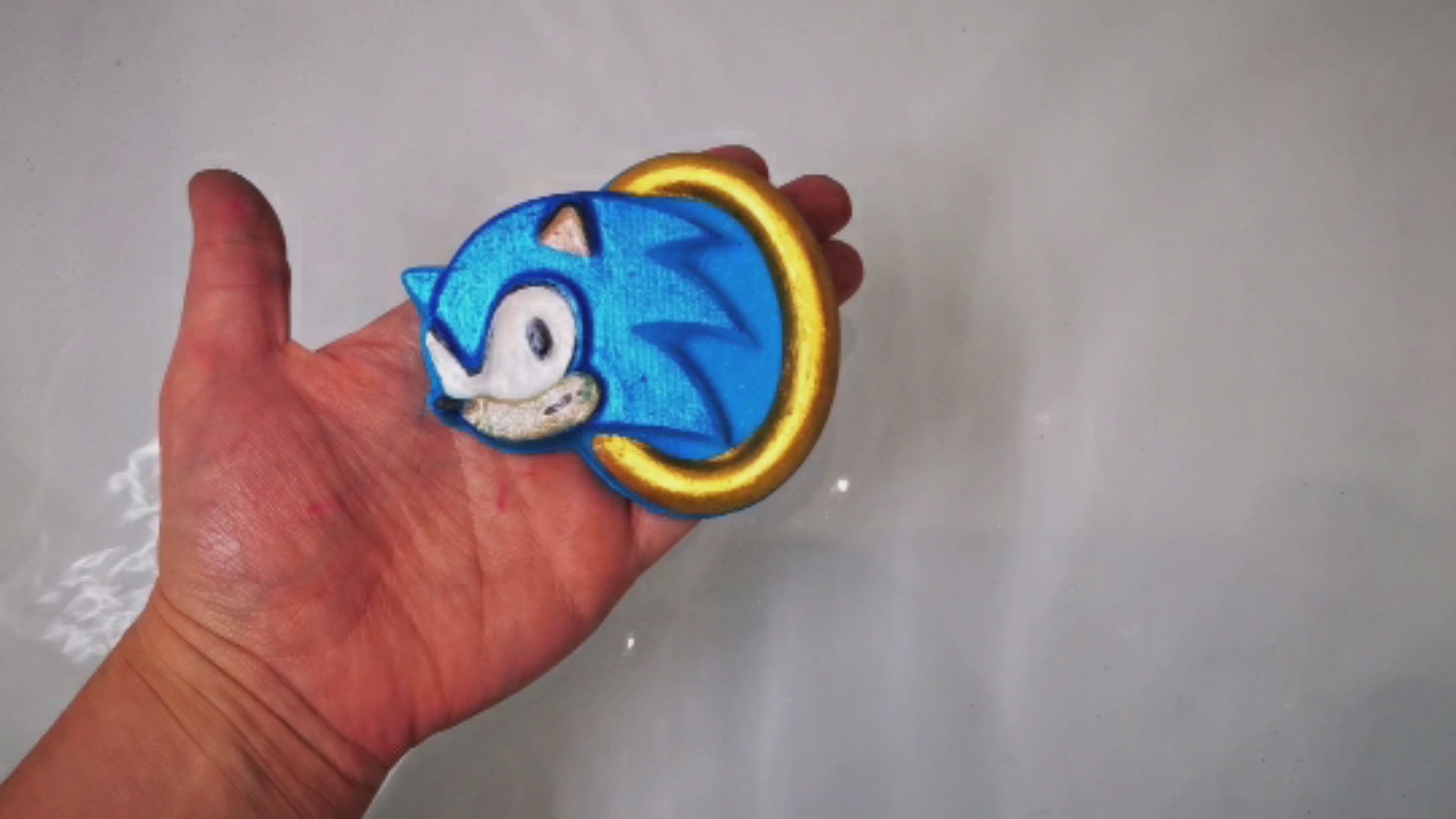Blue Hedgehog Bath Bomb