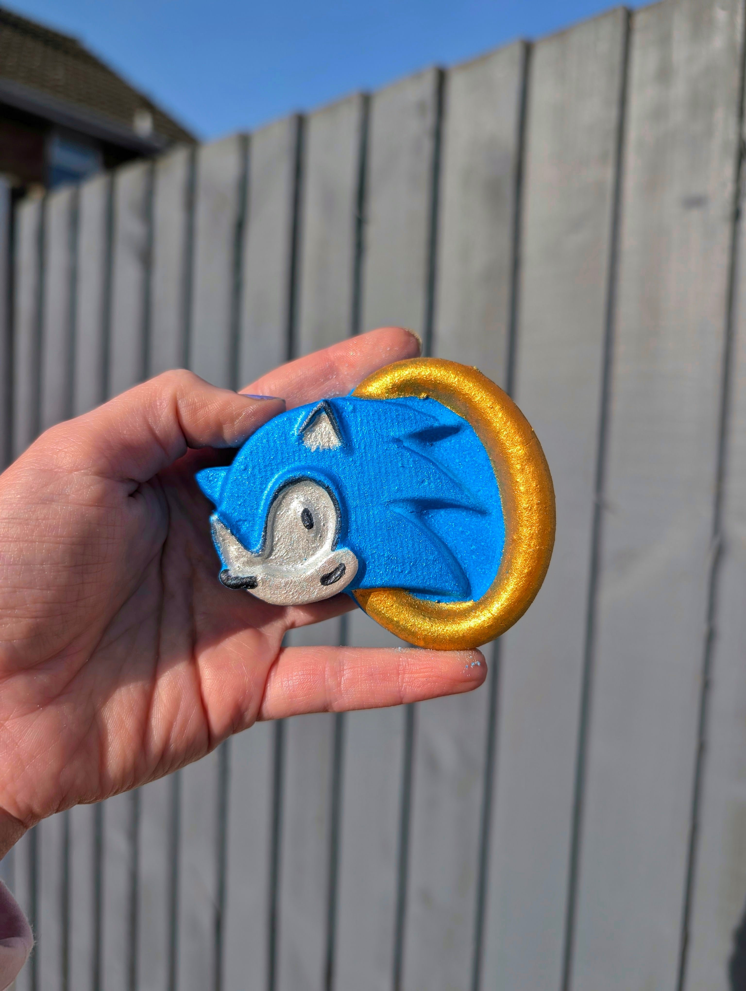 Blue Hedgehog Bath Bomb